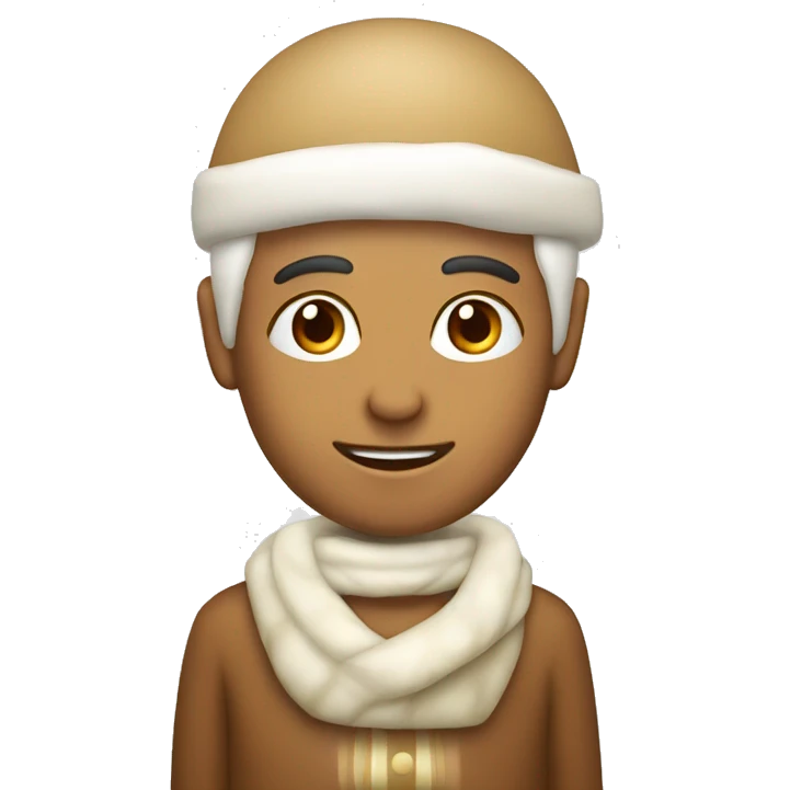Navideños lindos en tonos crema  emoji