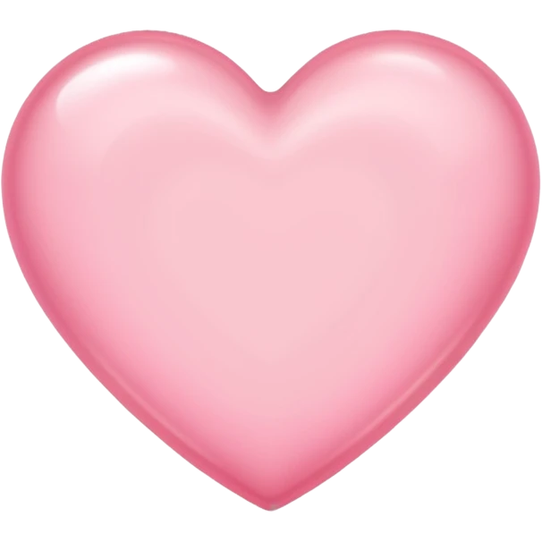 light pink heart in imagination emoji
