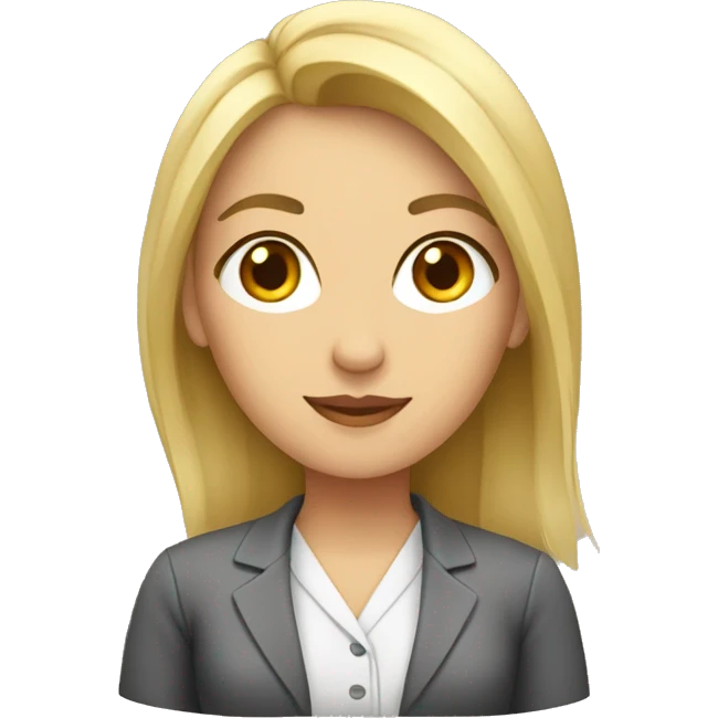 mujer rubia profesora emoji