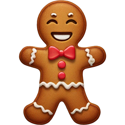 Gingerbread emoji