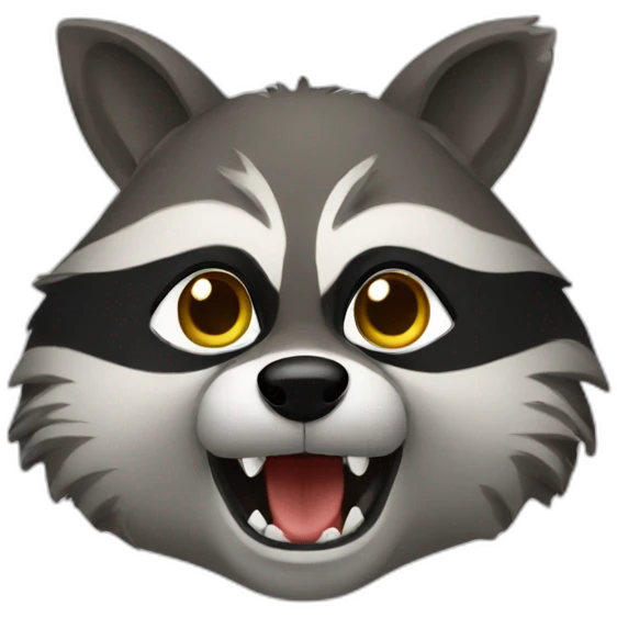 a game raccoon emoji