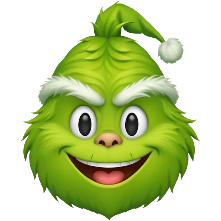 Grinch emoji laughing emoji