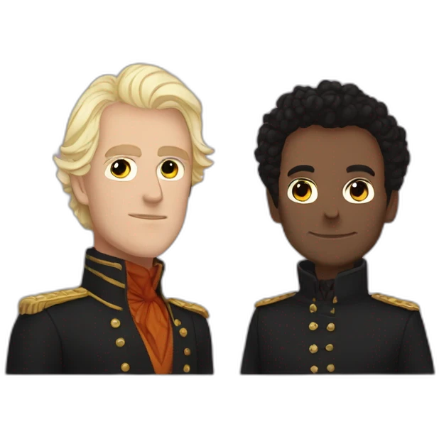 Crowley and Aziraphale emoji