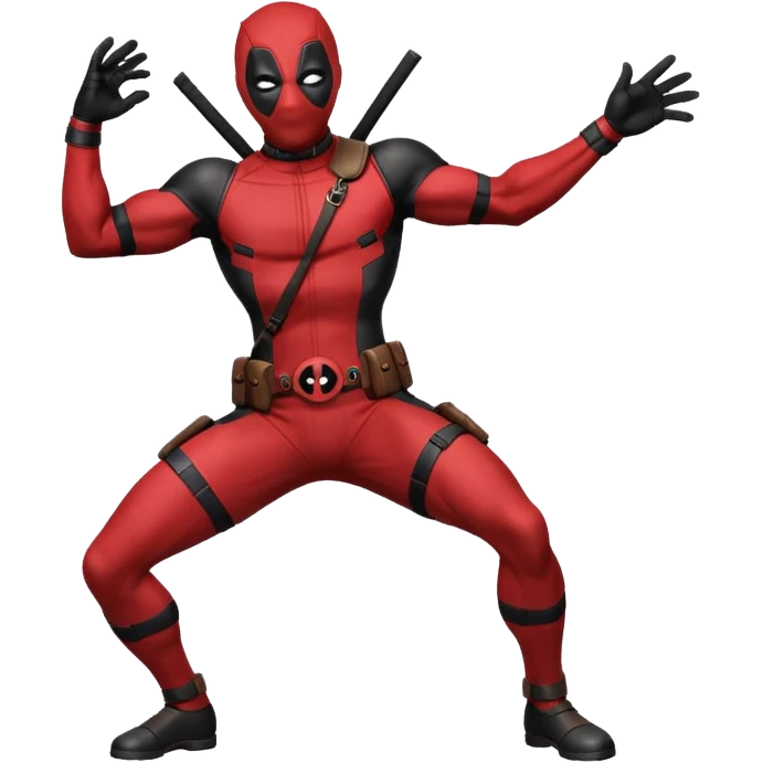 Deadpool dancing emoji
