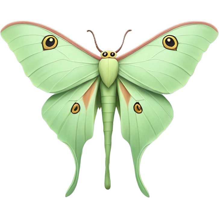 Luna moth emoji