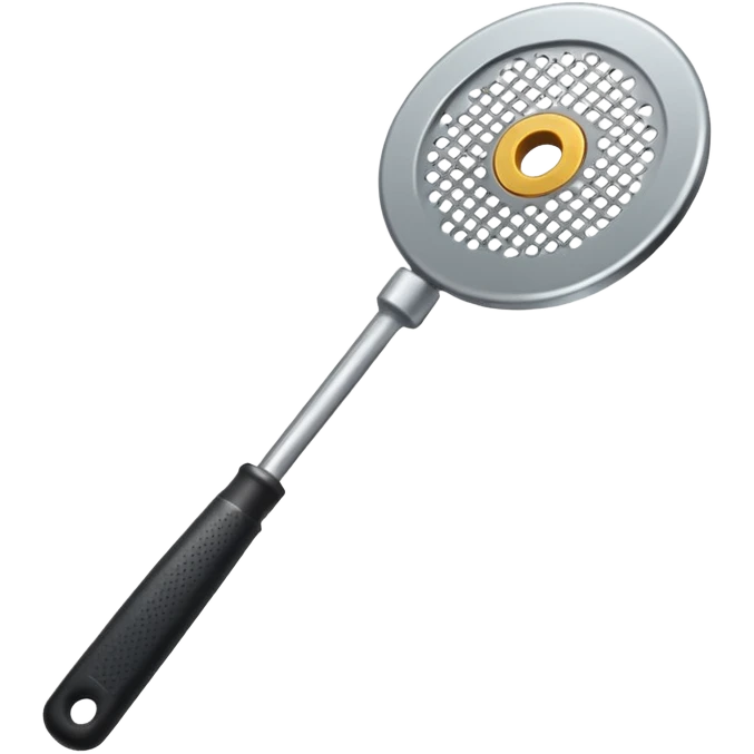 Vertical Round perforated blade with a handle  emoji