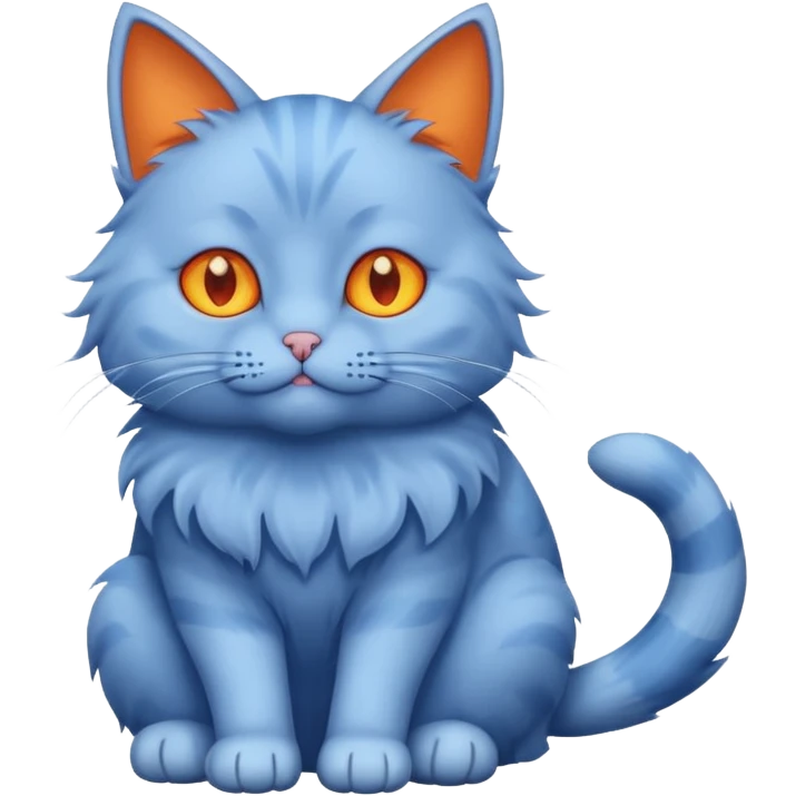 Gato celeste emoji
