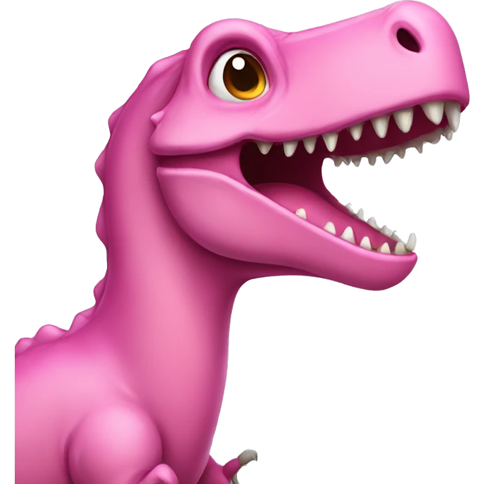 Pink dinosaur emoji