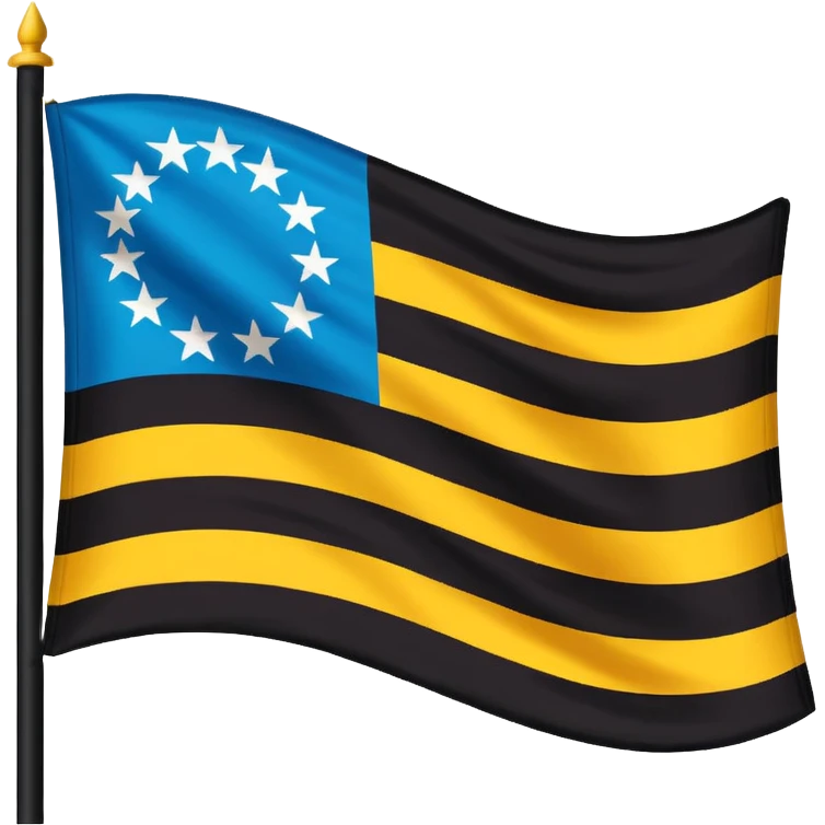Black lives matter flag emoji