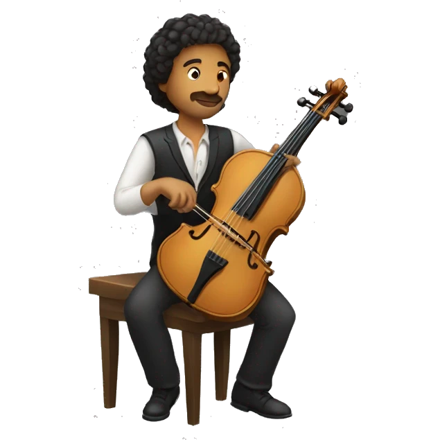 person playing strings (spanished dressed) emoji