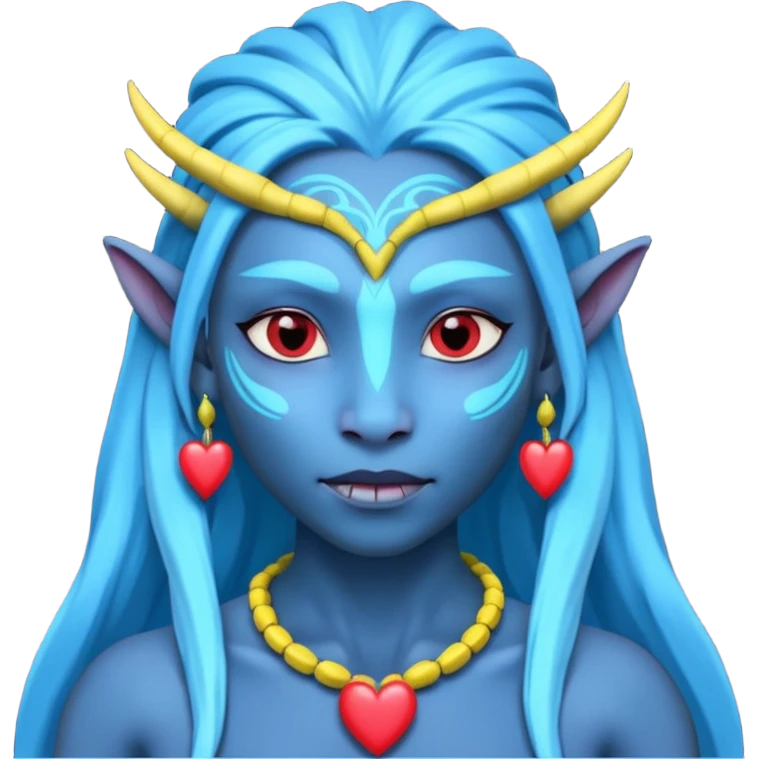 na'vi with heart eyes emoji