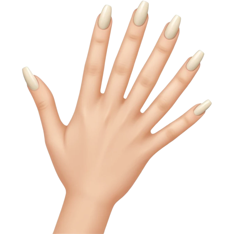 elegant female hand emoji