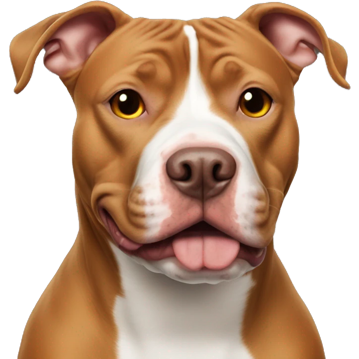 Red nose pitbull emoji