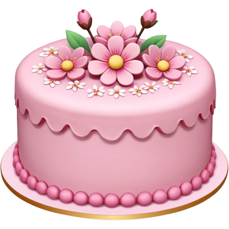 sakura cake  emoji