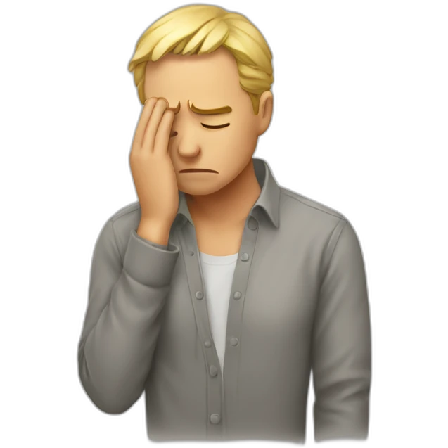 facepalm emoji