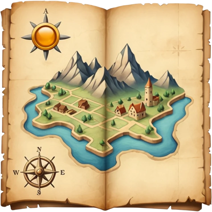 exploration map emoji