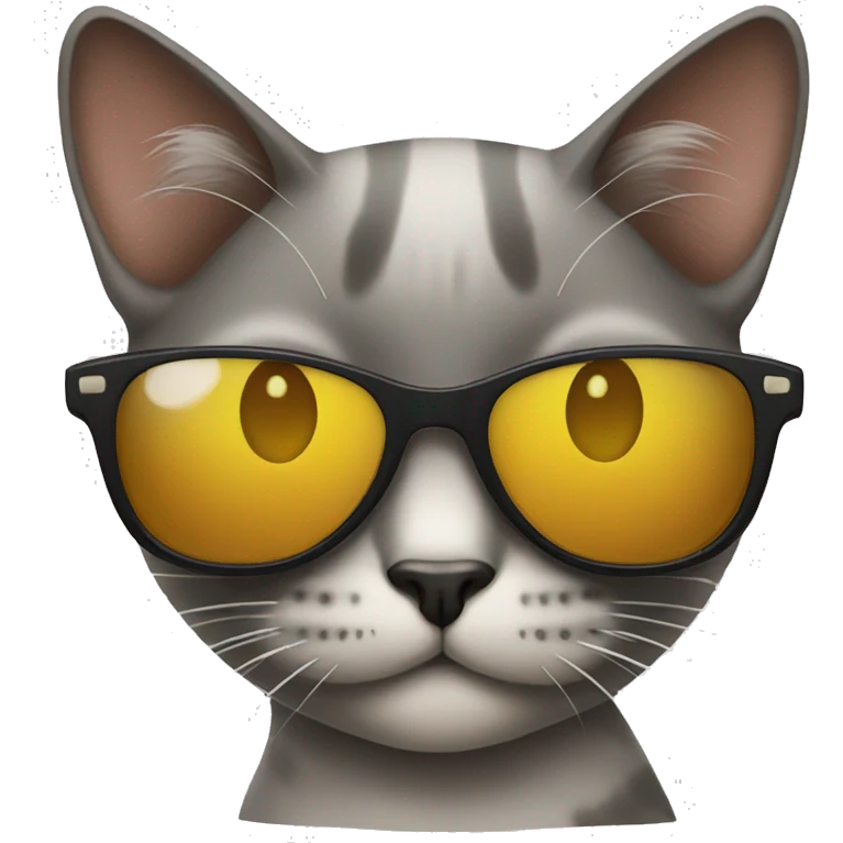 cat wearing sunglasses emoji