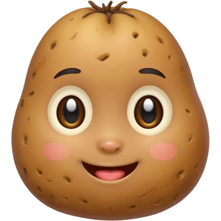 Chibi potato emoji
