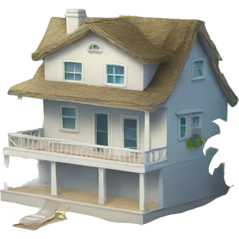 house on the beach emoji