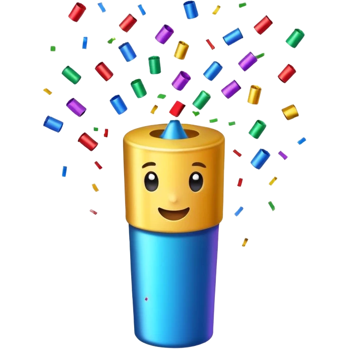 party popper emoji