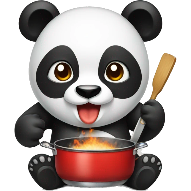 panda is cooking emoji