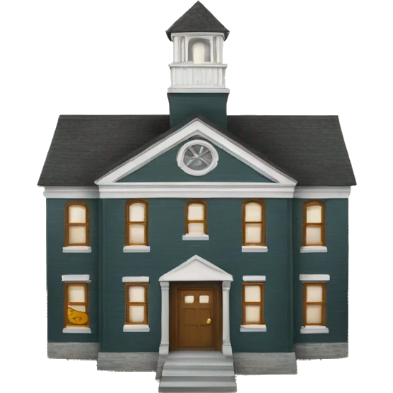 one room school house emoji