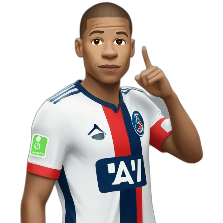 Kyllian Mbappé emoji