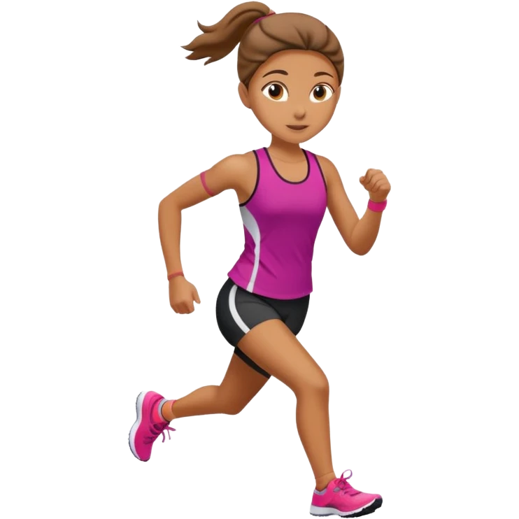 runner girl  emoji