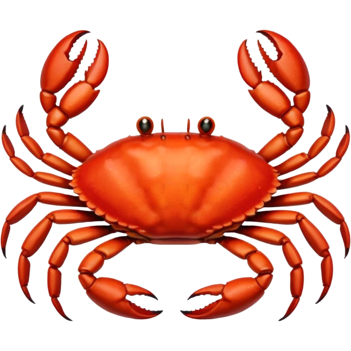 Crab in the fire emoji