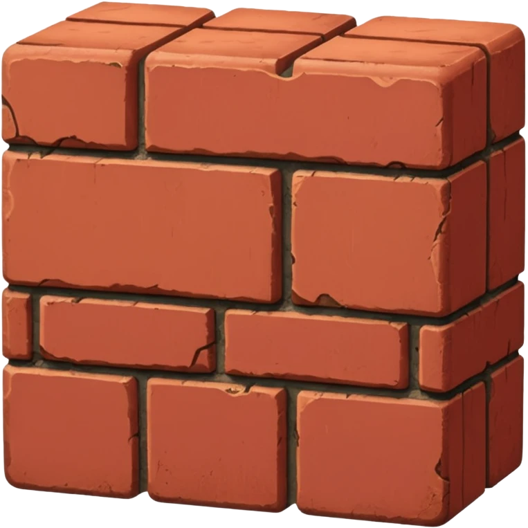 red brick block emoji