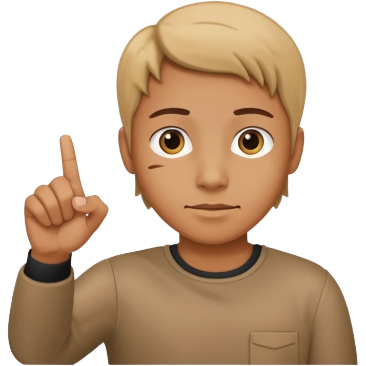 mano señalando emoji