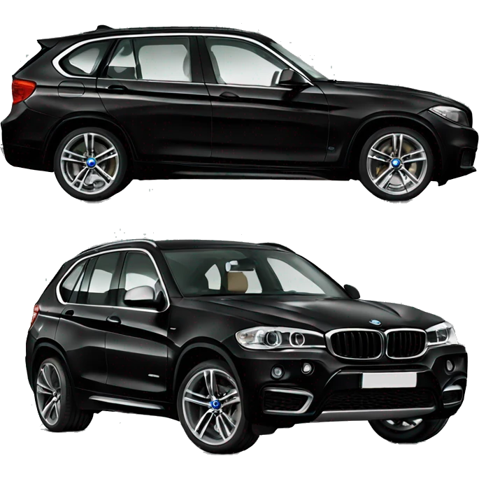 bmw black cars emoji