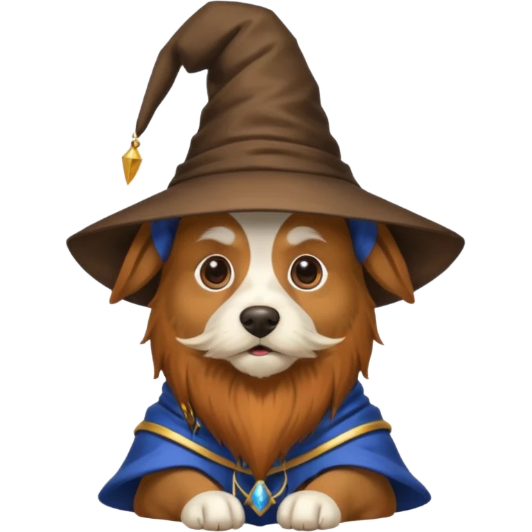 Dog wizard emoji