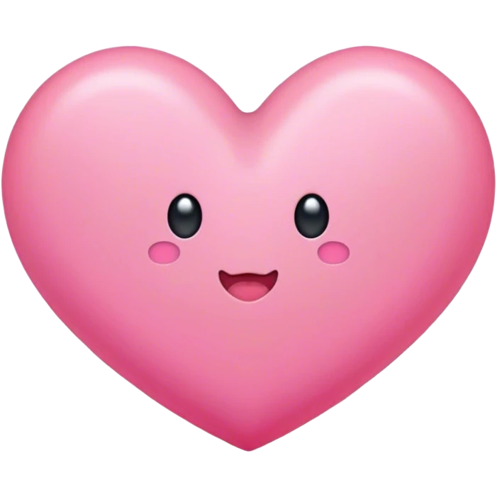 🥹+🥰+🩷 little pink heart around this 🥹 emoji