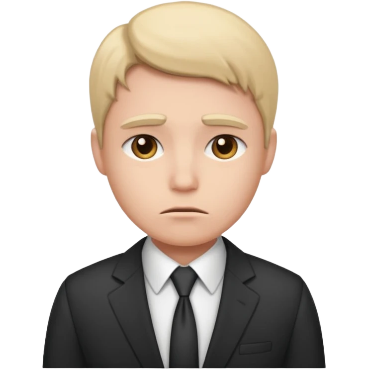 sad businese emoji
