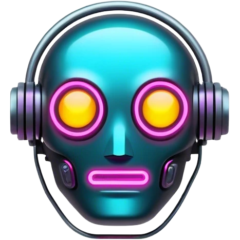 neon cyberpunk signboard  emoji