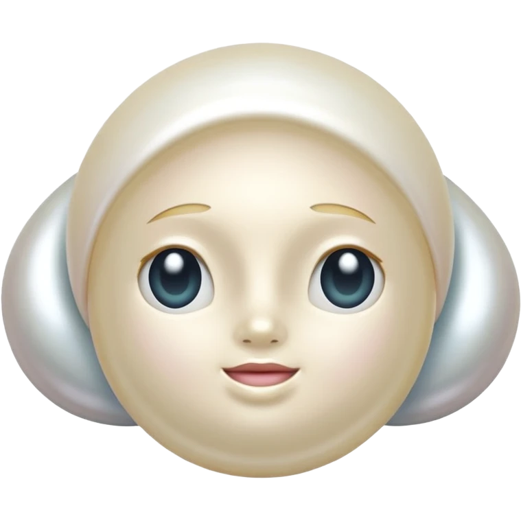 Perlas sin cara emoji