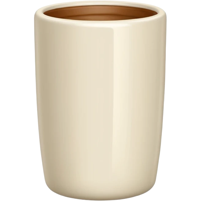 ivory-colored tumbler emoji