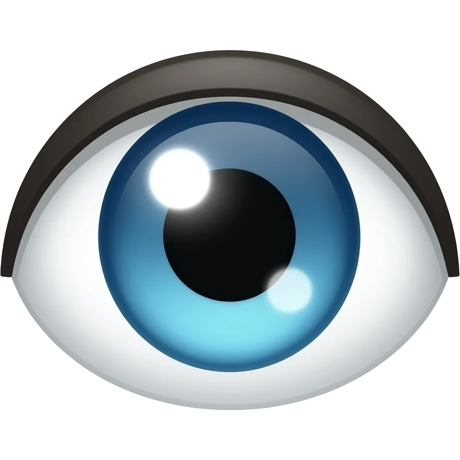 Cute  anime eye emoji