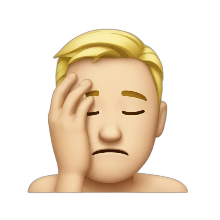 Facepalm emoji