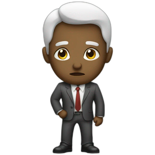 struggling with business emoji