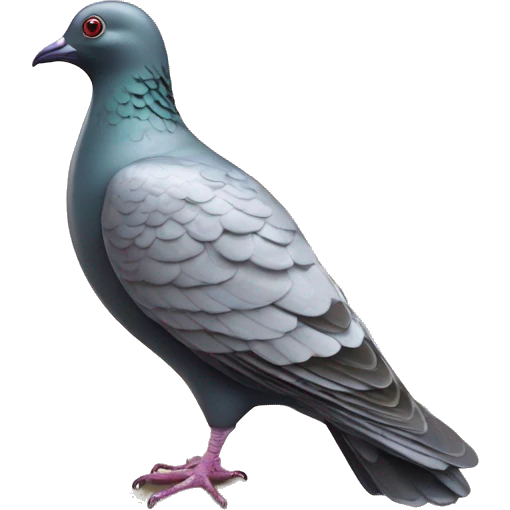 Pigeon wax stamp emoji