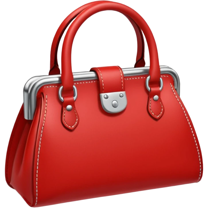 red letaher purse emoji