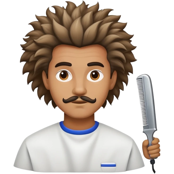 Barbero loco emoji