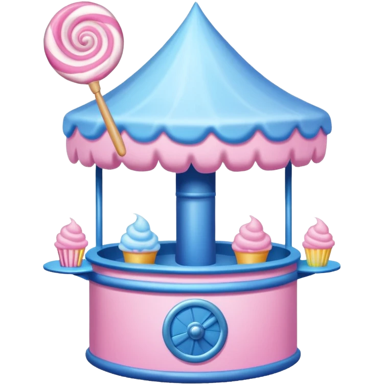 cotton candy stand emoji