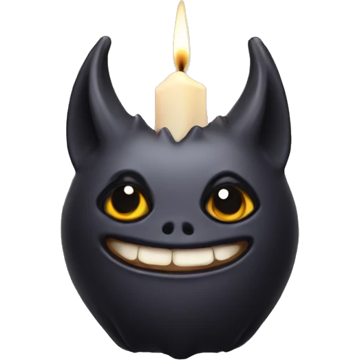Bat candle  emoji