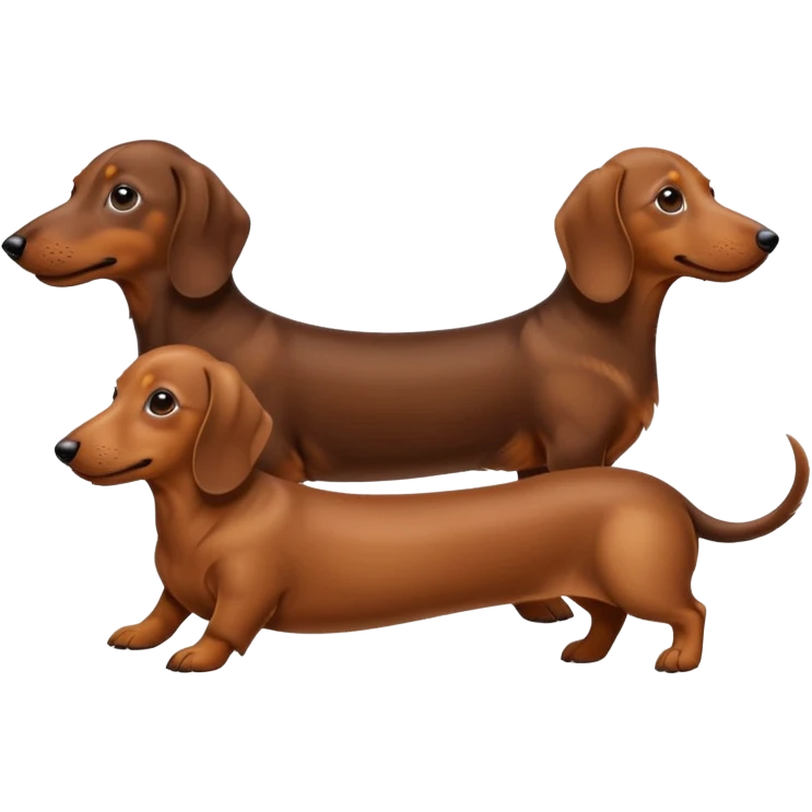 Perros salchicha emoji