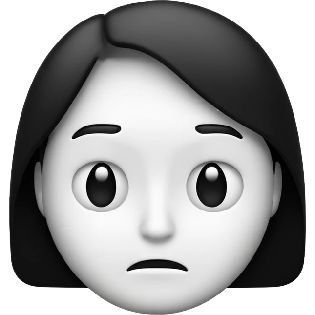 🤔 this emoji convert to text black and white emoji