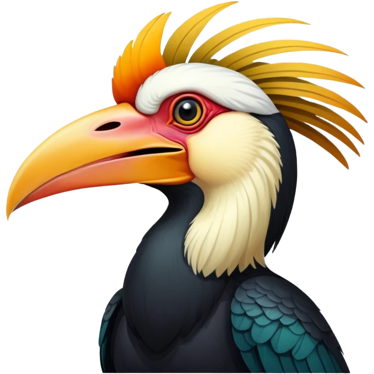 Wreathed Hornbill emoji