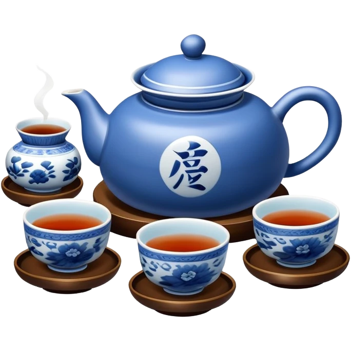 blue chinese tea ceremony emoji